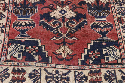 4 x 6 Vintage Persian Bakhtiari Rug 77715