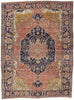 9 x 12 Antique Persian Sarouk Farahan Rug 77722
