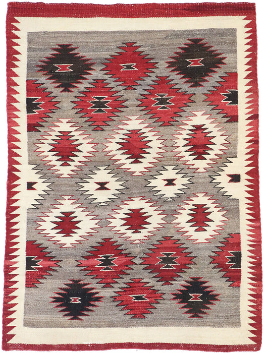 3 x 4 Vintage Eye Dazzler Navajo Rug 77765