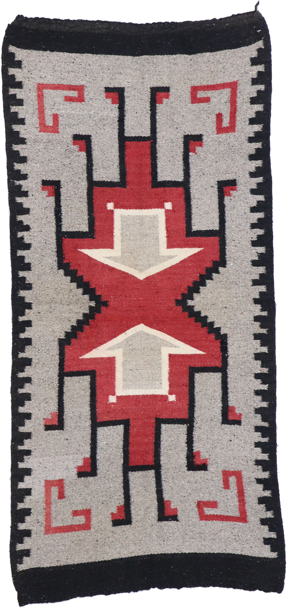 2 x 5 Vintage Klagetoh Navajo Rug 77767