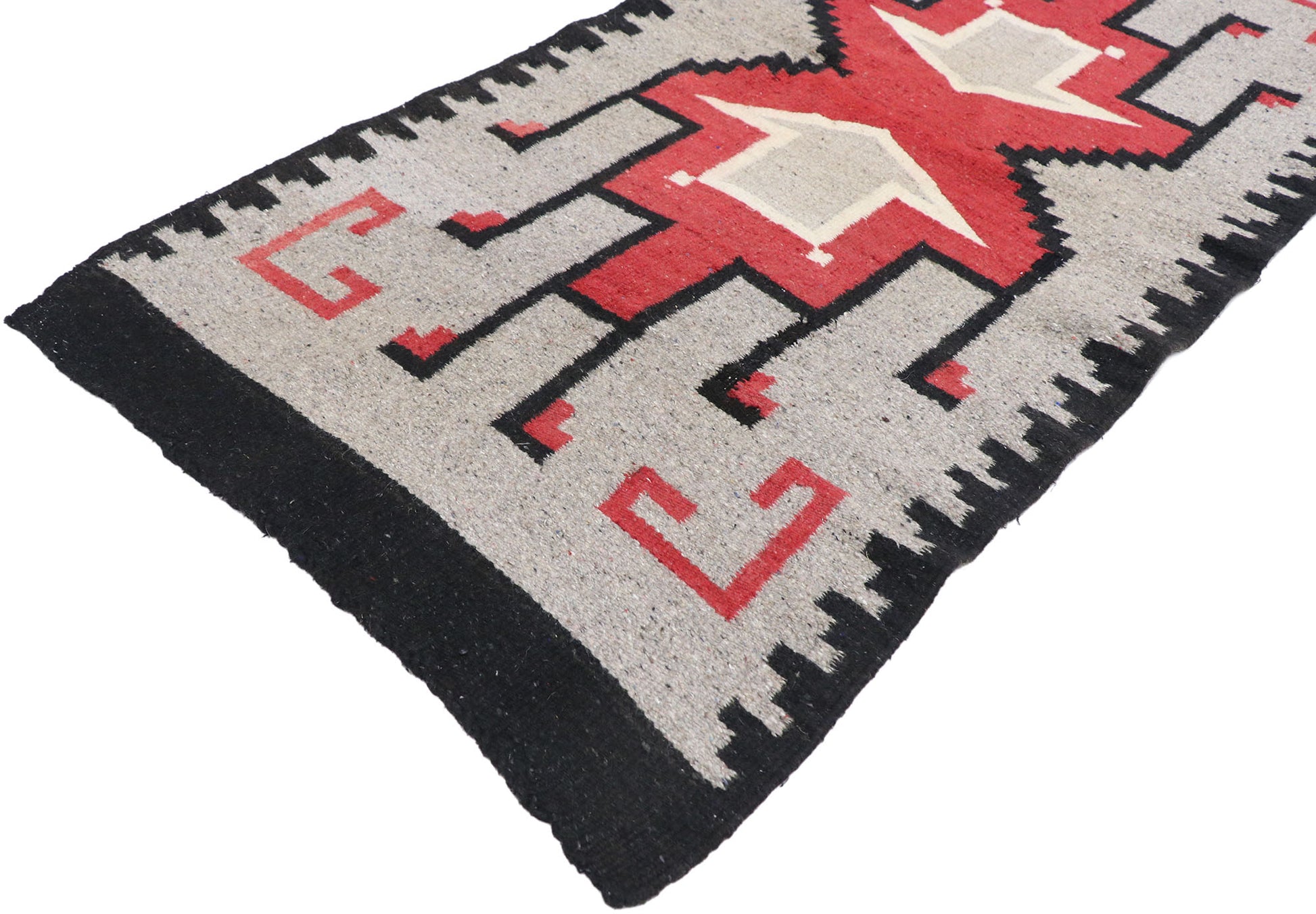 2 x 5 Vintage Klagetoh Navajo Rug 77767