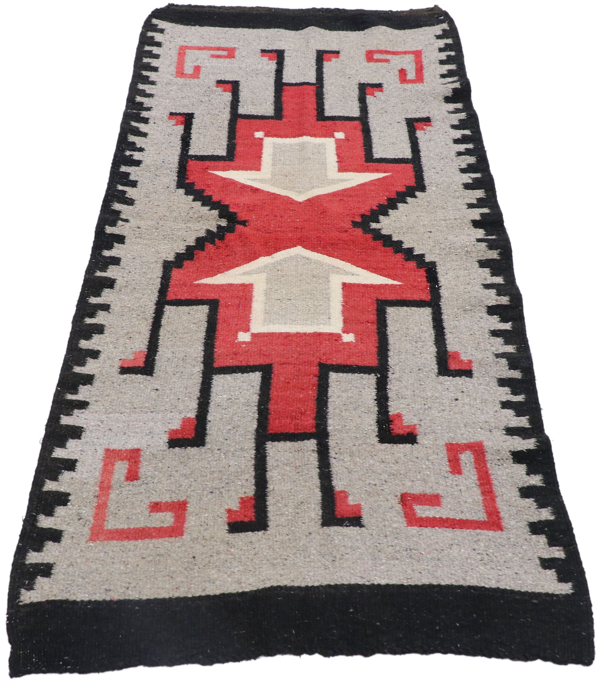 2 x 5 Vintage Klagetoh Navajo Rug 77767