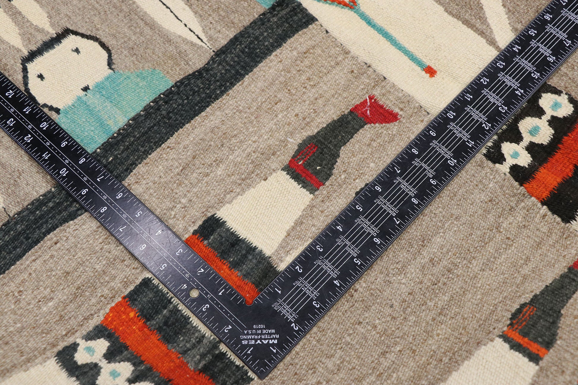 3 x 4 Vintage Yeibichai Navajo Rug 77768