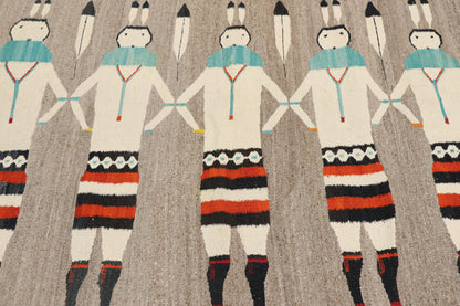 3 x 4 Vintage Yeibichai Navajo Rug 77768