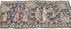 2 x 5 Vintage French Medieval Tapestry 77769