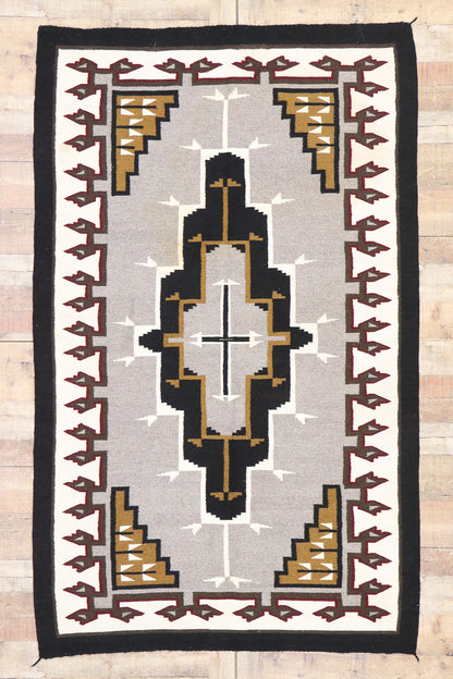 5 x 7 Vintage Ganado Navajo Rug 77770