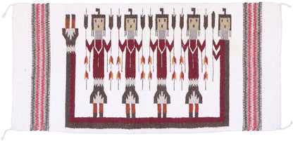 3 x 5 Vintage Yeibichai Navajo Rug 77771