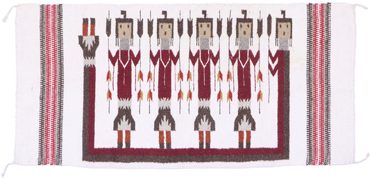 3 x 5 Vintage Yeibichai Navajo Rug 77771