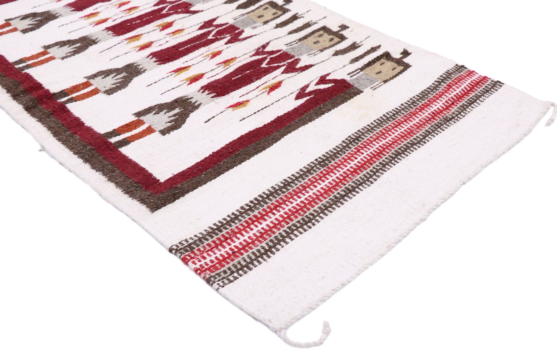 3 x 5 Vintage Yeibichai Navajo Rug 77771