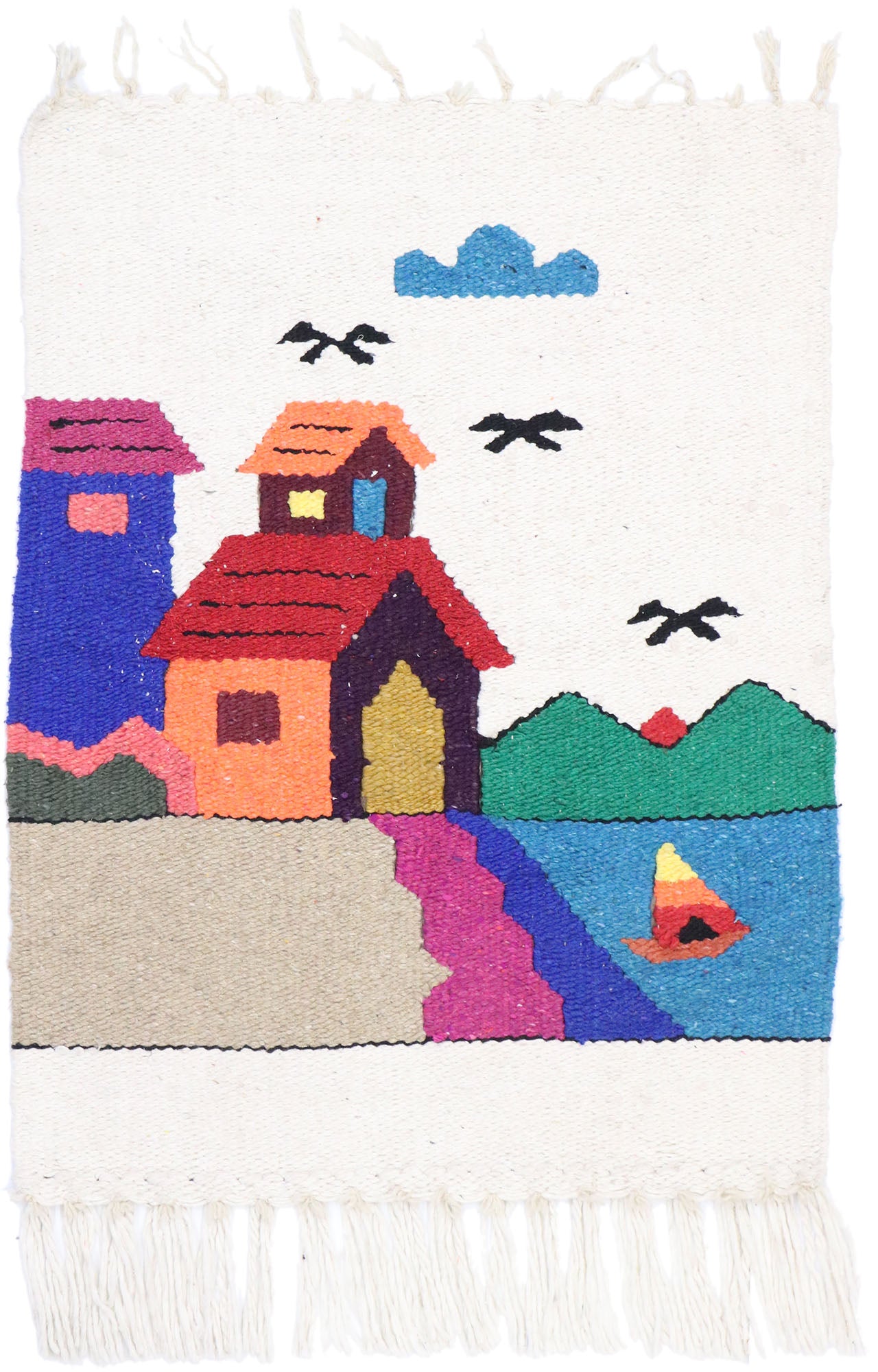 2 x 3 Vintage Mexican Tapestry 77774