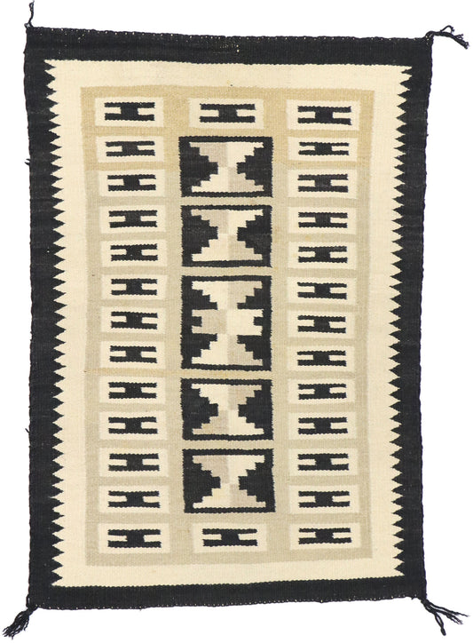 2 x 3 Vintage Eye Dazzler Navajo Rug 77776