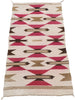 2 x 3 Vintage Optical Navajo Rug 77777