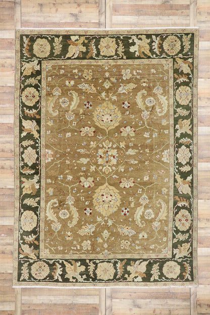 9 x 12 Vintage Turkish Oushak Rug 77781