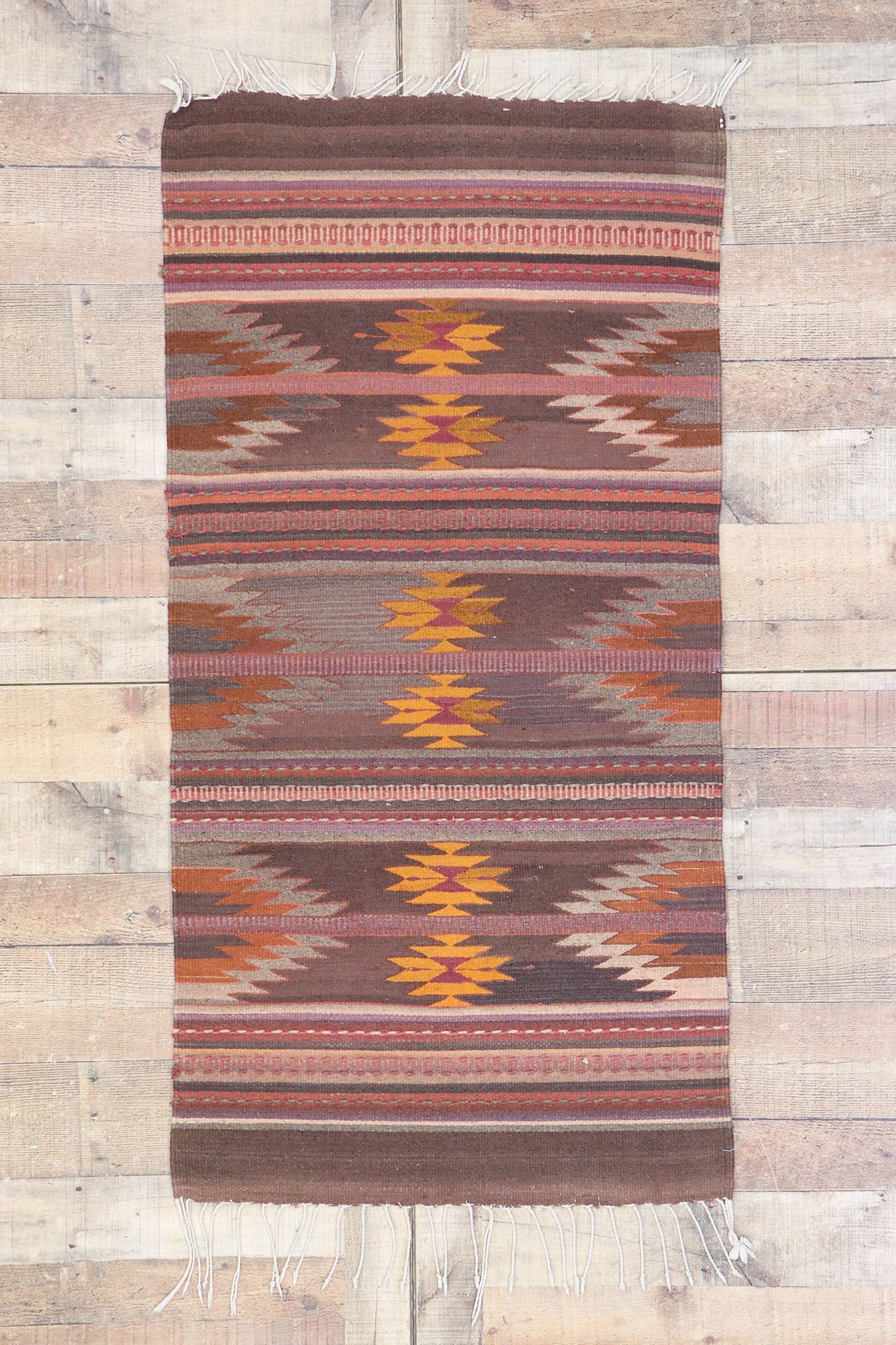 3 x 5 Vintage Turkish Kilim Rug 77783