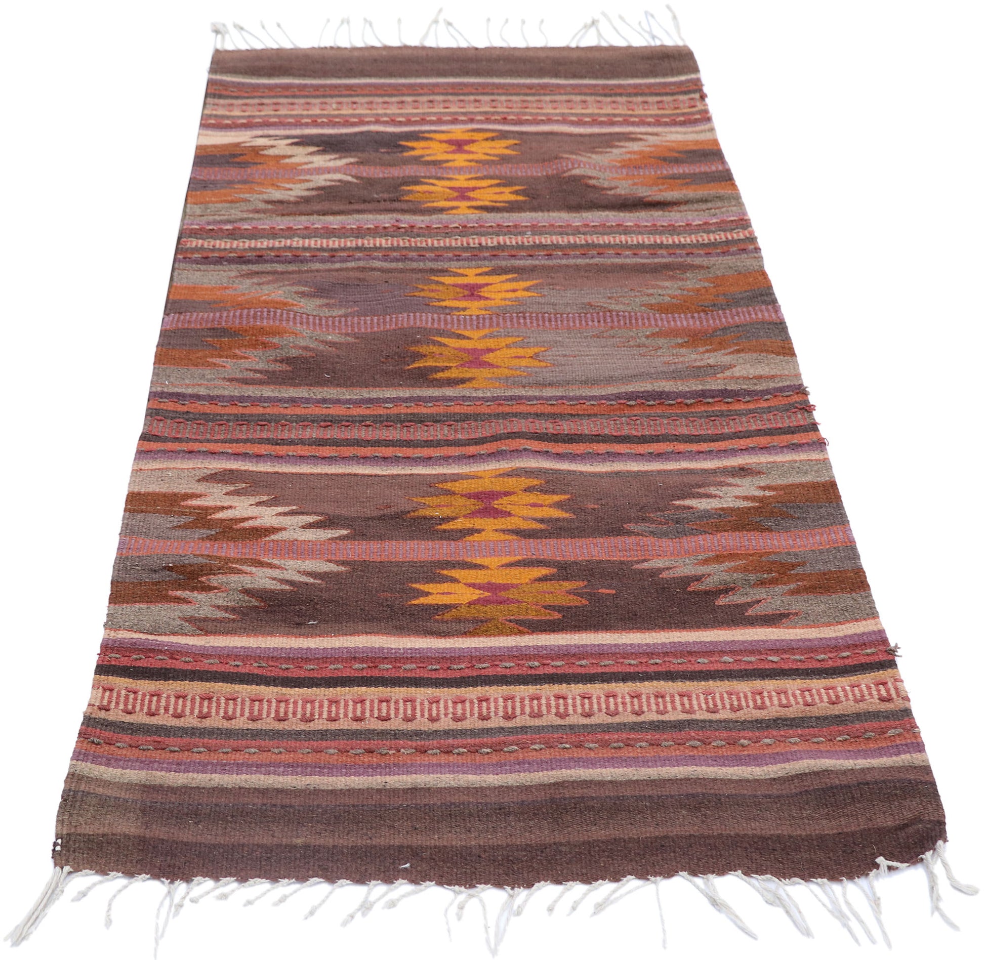 3 x 5 Vintage Turkish Kilim Rug 77783