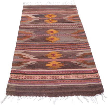 3 x 5 Vintage Turkish Kilim Rug 77783