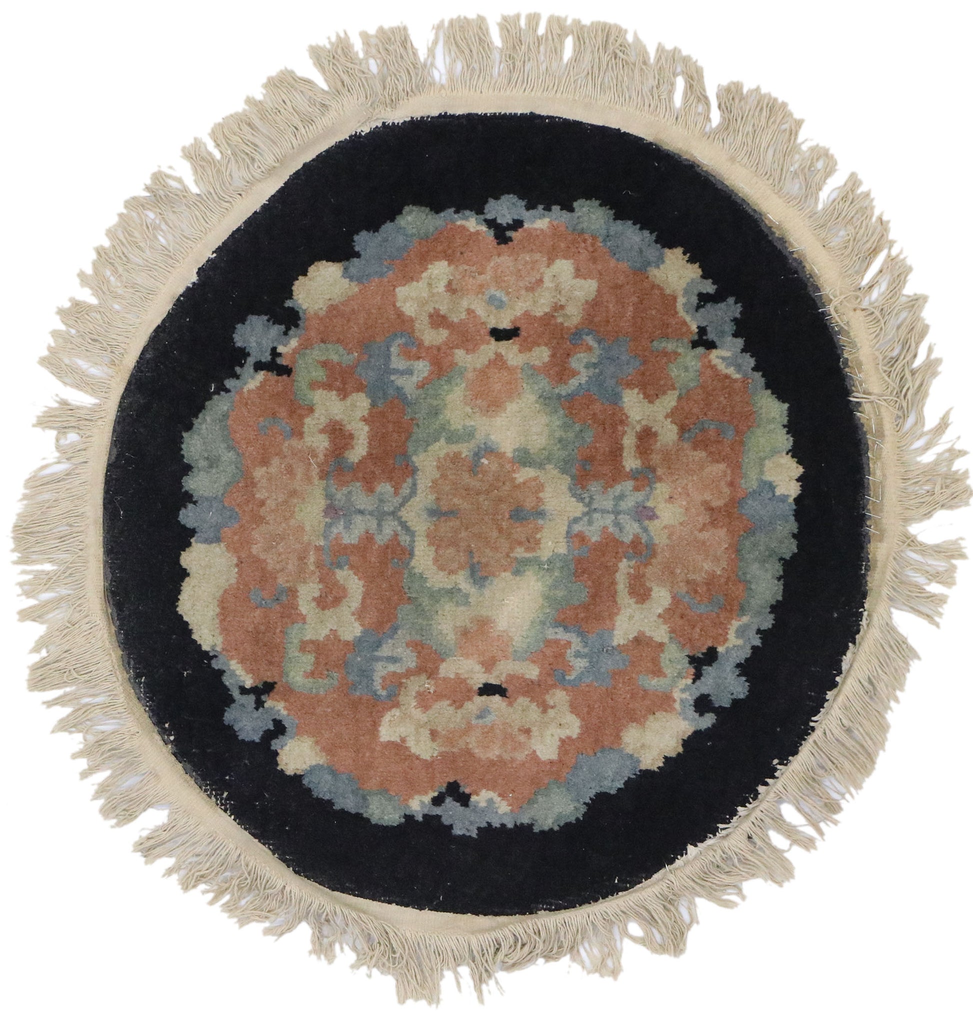 2 x 2 Vintage Chinese Art Deco Rug 77784