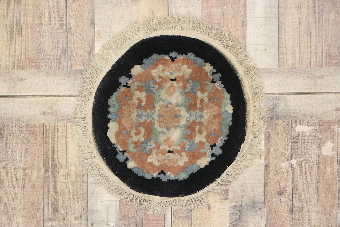 2 x 2 Vintage Chinese Art Deco Rug 77784