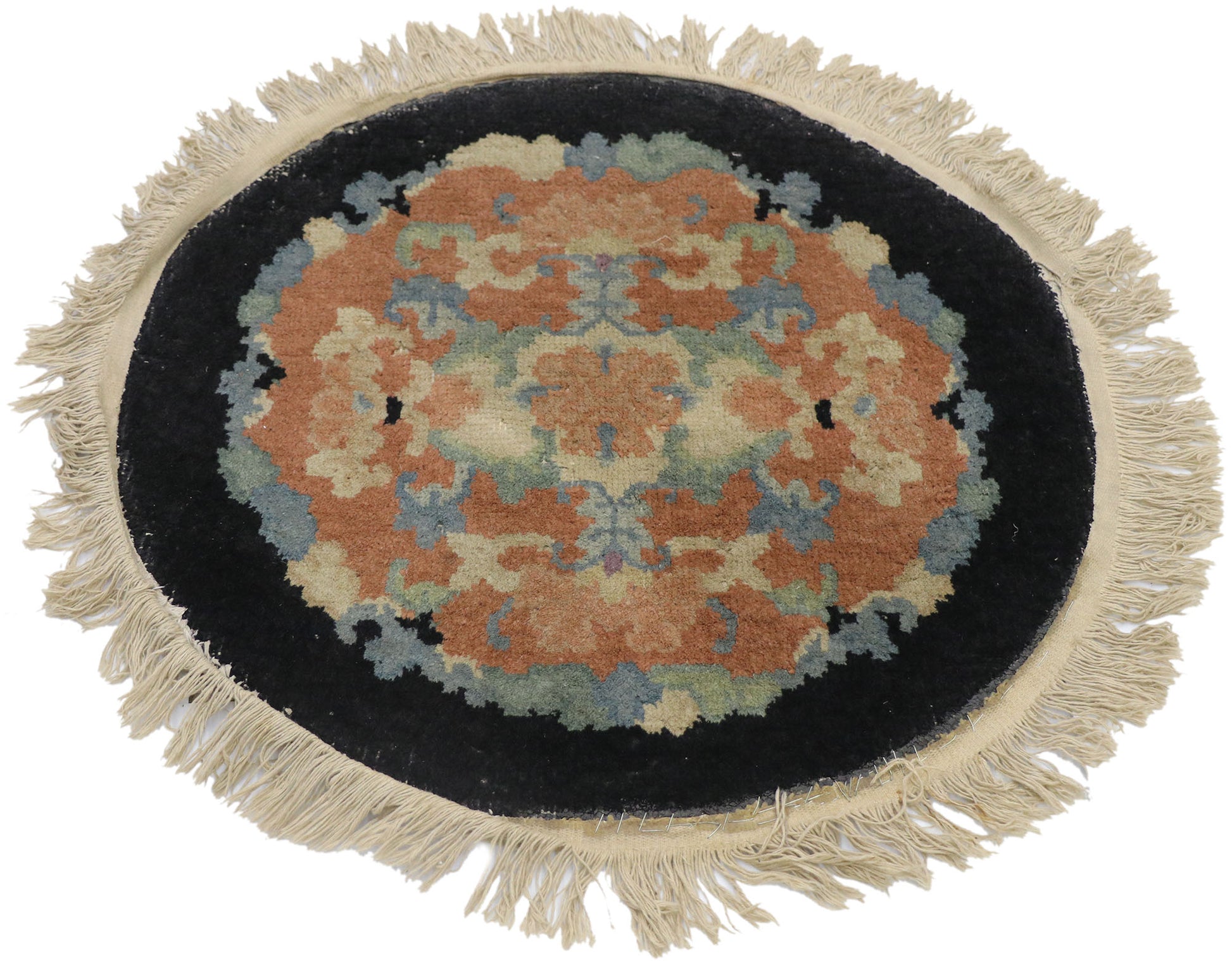 2 x 2 Vintage Chinese Art Deco Rug 77784