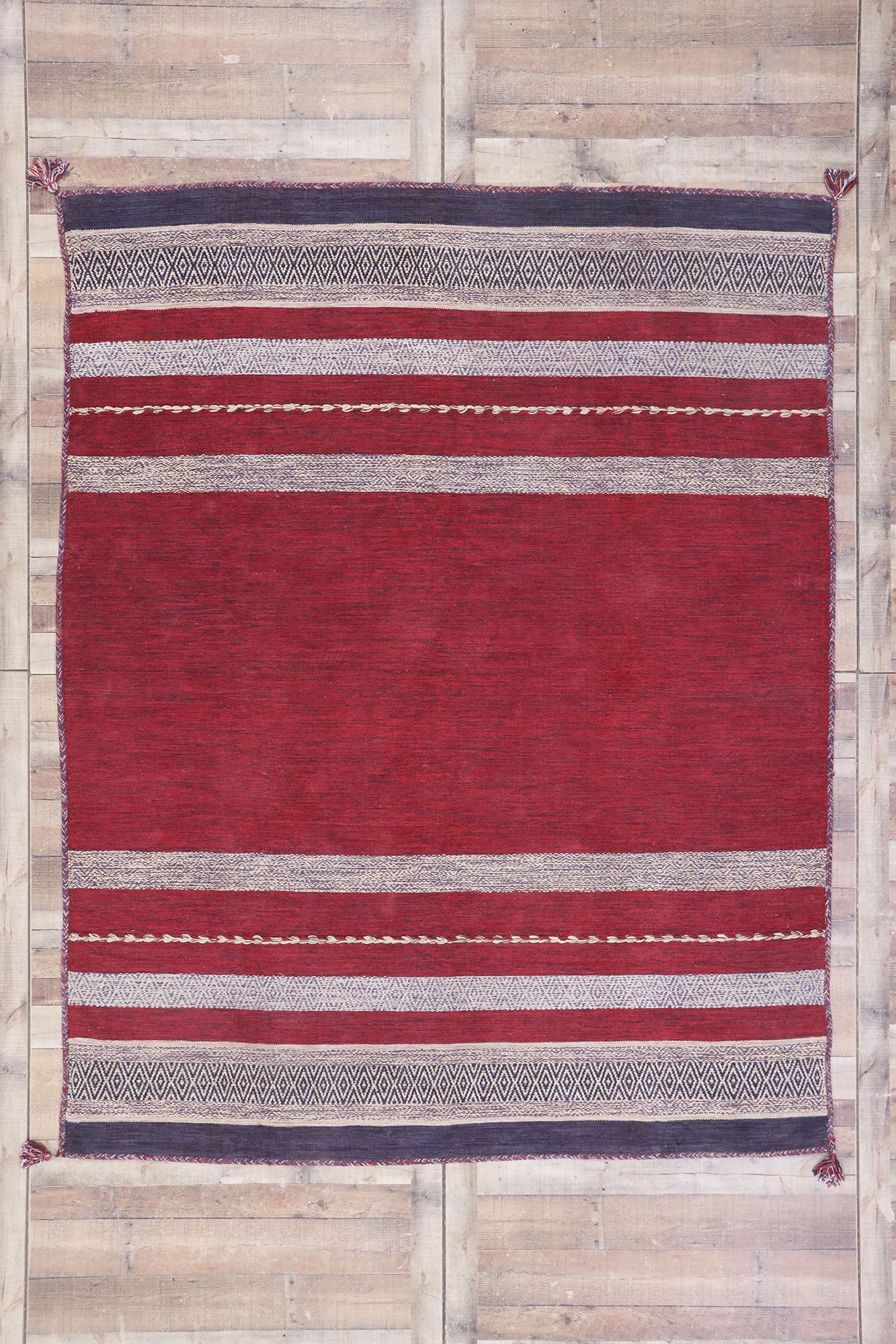 7 x 9 Vintage Moroccan Kilim Rug 77786