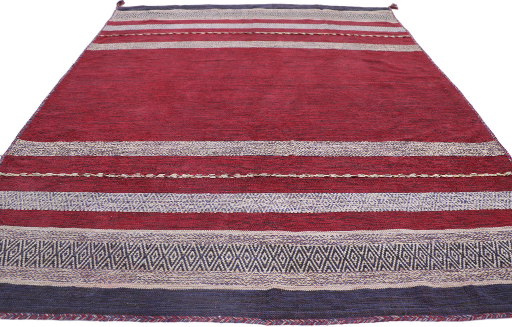 7 x 9 Vintage Moroccan Kilim Rug 77786