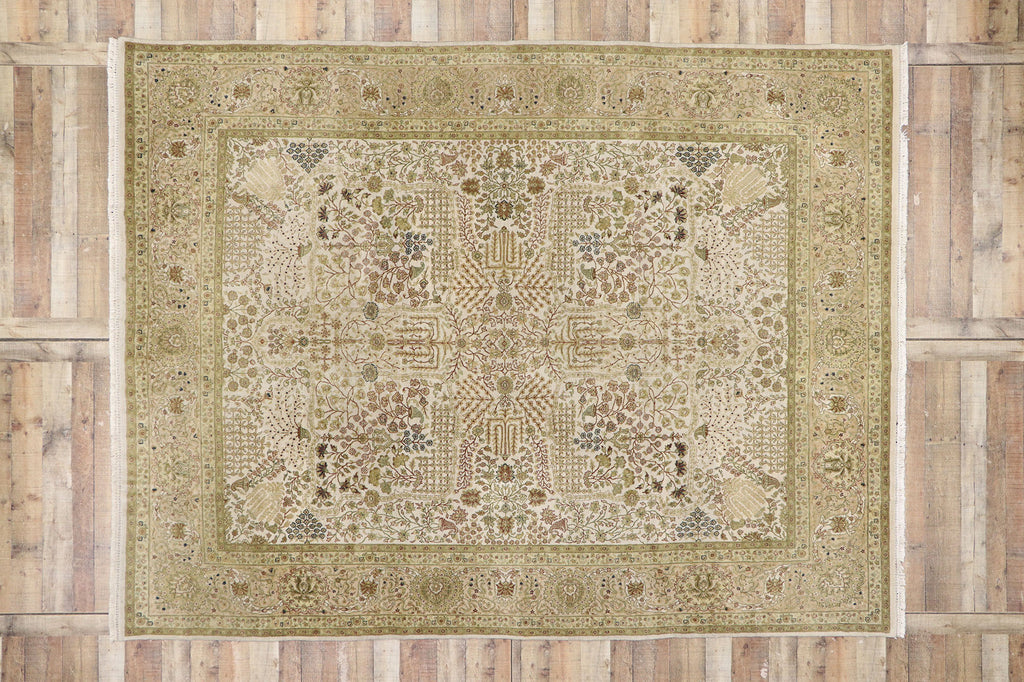 9 x 11 Vintage Indian Rug 77788