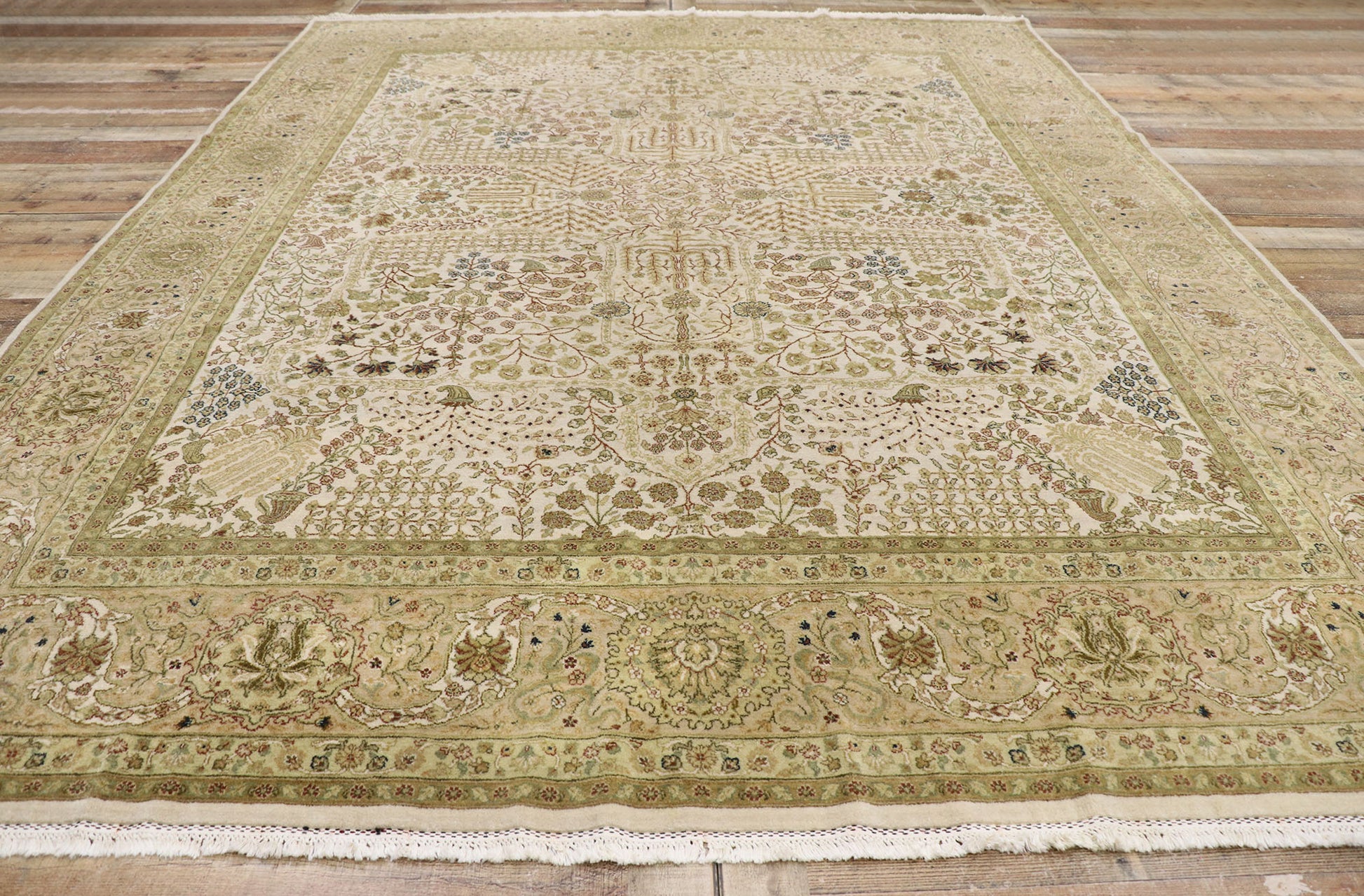 9 x 11 Vintage Indian Rug 77788