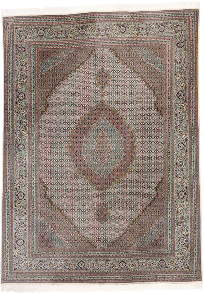8 x 11 Vintage Persian Mahi Tabriz Rug 77791
