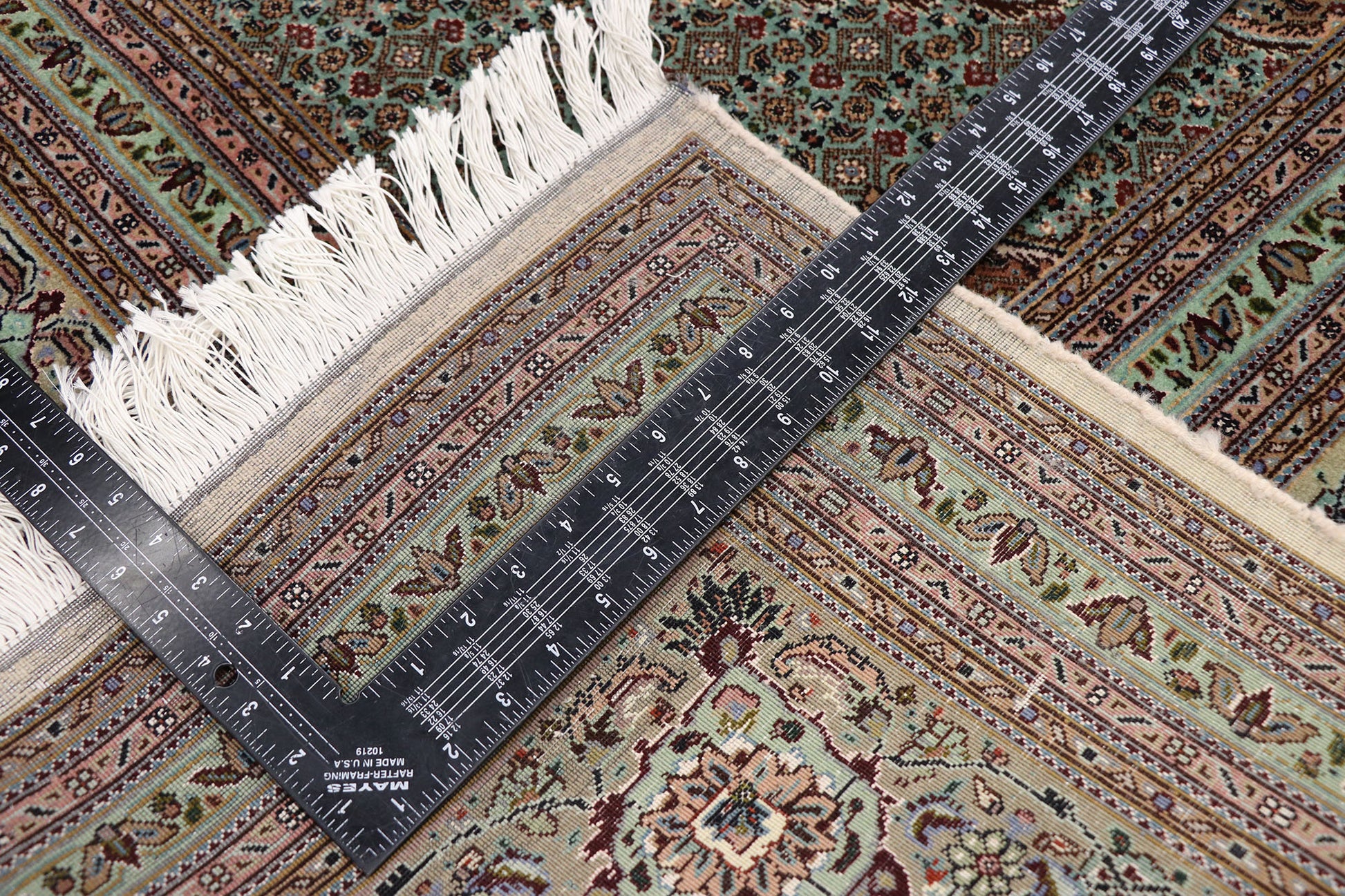 8 x 11 Vintage Persian Mahi Tabriz Rug 77791