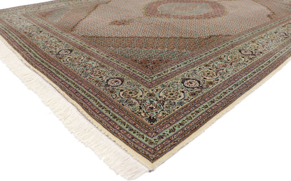 8 x 11 Vintage Persian Mahi Tabriz Rug 77791