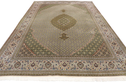 7 x 10 Vintage Persian Mahi Tabriz Rug 77792