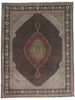 10 x 13 Vintage Persian Mahi Tabriz Rug 77793
