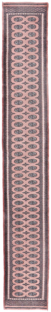 3 x 18 Vintage Pakistani Jaldar Bokhara Runner 77798