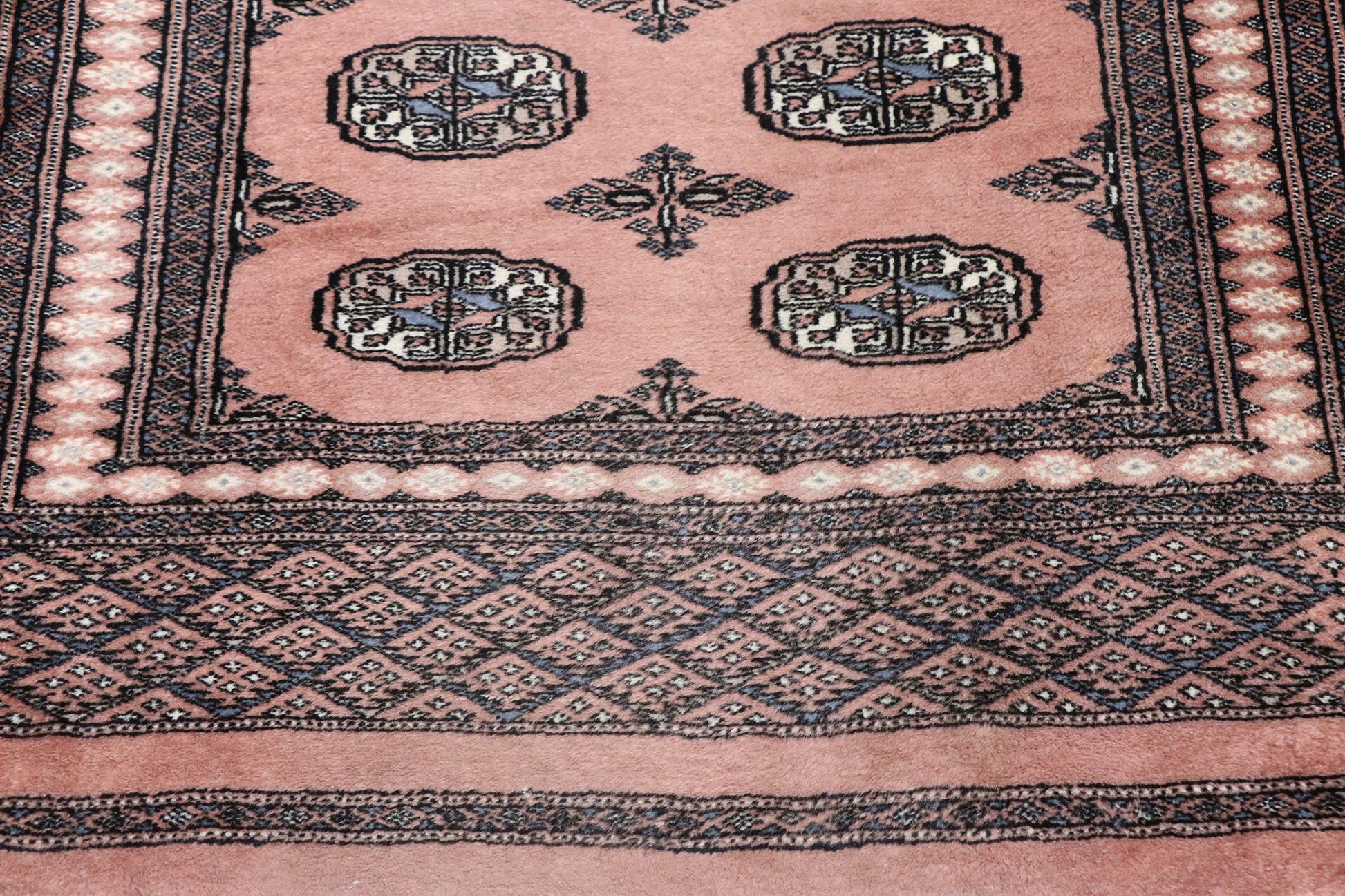 3 x 18 Vintage Pakistani Jaldar Bokhara Runner 77798