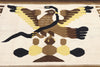5 x 7 Vintage Mexican Serape Kilim Rug 77802