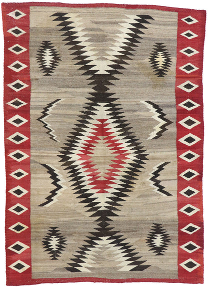 4 x 6 Antique Eye Dazzler Navajo Rug 77803