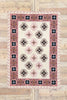 4 x 6 Vintage Romanian Kilim Rug 77804