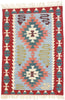 4 x 6 Vintage Persian Shiraz Kilim Rug 77807