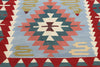 4 x 6 Vintage Persian Shiraz Kilim Rug 77807