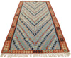 3 x 7 Vintage Persian Shiraz Kilim Rug 77808