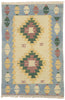 4 x 6 Vintage Persian Shiraz Kilim Rug 77810