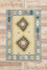 4 x 6 Vintage Persian Shiraz Kilim Rug 77810