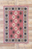 4 x 6 Vintage Romanian Kilim Rug 77811