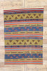 4 x 6 Vintage Persian Shiraz Kilim Rug 77813