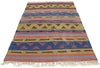 4 x 6 Vintage Persian Shiraz Kilim Rug 77813