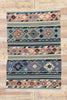 4 x 6 Vintage Persian Shiraz Kilim Rug 77816