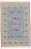 4 x 6 Vintage Floral Kilim Rug 77818