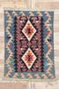 4 x 5 Vintage Persian Shiraz Kilim Rug 77819