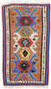 3 x 6 Vintage Persian Shiraz Kilim Rug 77820