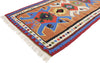 3 x 6 Vintage Persian Shiraz Kilim Rug 77820